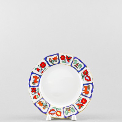 Тарелка плоская 15 см ф. Тюльпан рис. Русский лубок