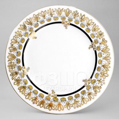 Тарелка плоская 27 см ф. Европейская-2 рис. Русский модерн