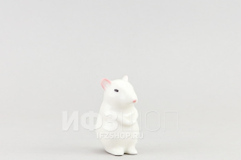 Мышь-малютка №2 Альбинос (высота 5 см)