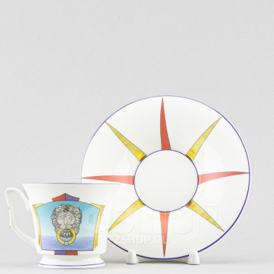 Чашка с блюдцем чайная ф. Юлия рис. Петербургские картинки. Петербургское настроение