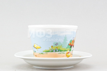 Чашка с блюдцем чайная ф. Молодежная рис. Детская Пасха