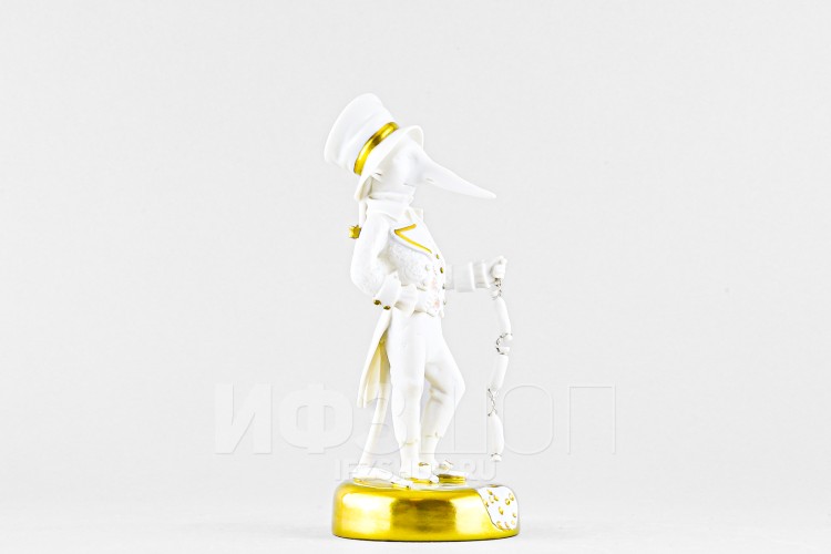 Крысенок с сосисками Золотой (высота 21.5 см) в Москве