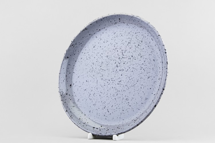 Набор из 4 тарелок плоских 26 см рис. Туман в Москве