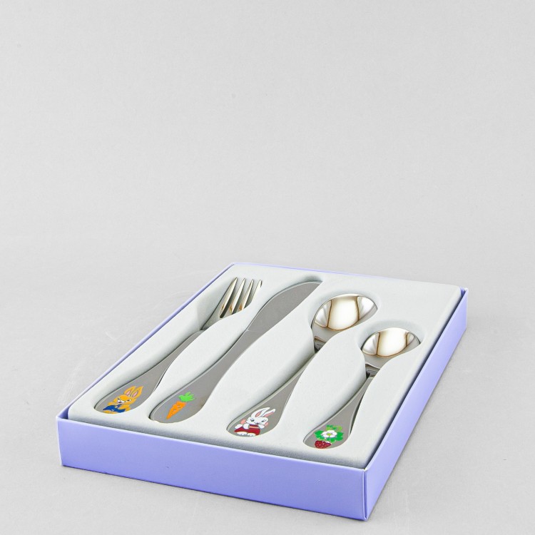 Набор столовых приборов, серия Дружная семейка, 4 предмета в Москве