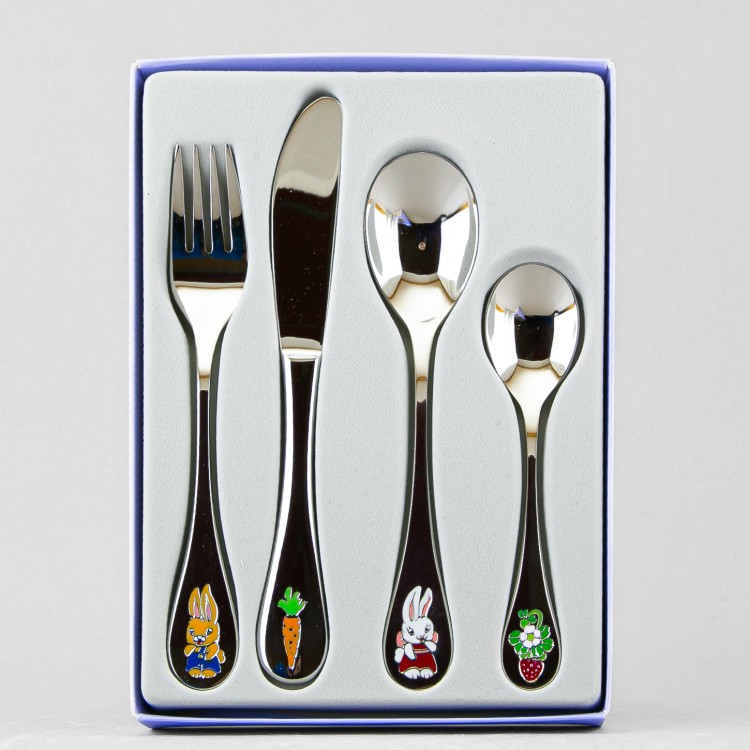 Набор столовых приборов, серия Дружная семейка, 4 предмета в Москве