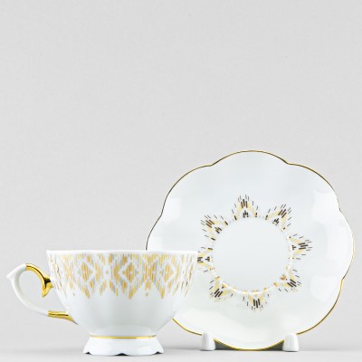 Чашка с блюдцем чайная ф. Елена рис. Сияние