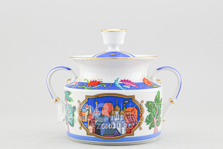 Сервиз чайный ф. Банкетная рис. Чудоград, 14 предметов 