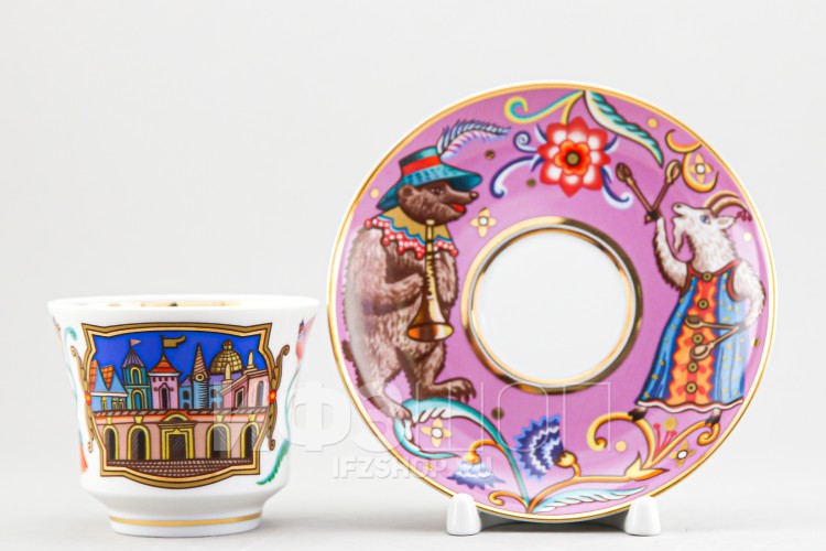 Сервиз чайный ф. Банкетная рис. Чудоград, 14 предметов 